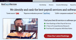 Desktop Screenshot of bestpayrollservices.com